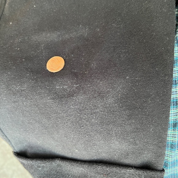 Lululemon Crop Joggers Black Size 6 Drawstring Drop Crotch Harem Yoga Cotton Bld - Picture 7 of 7